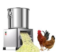 Hachoir à légumes commercial 1800 W, râpe-légumes robuste en acier inoxydable, débit de 50 à 120 kg/h, transformateur d'aliments for volailles (poulets et canards).