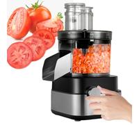 Hachoir à LéGumes Commercial 5 L, Processeur éLectrique De Coupe-Pommes De Terre, Broyeur De LéGumes, Mixeur à Viande, Pour éMincer, Couper En DéS, DéChiqueter, 600 W,220V