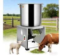 Hachoir à légumes commercial avec protection anti-éclaboussures, moteur 3500 tr/min, broyeur en acier inoxydable pour volaille, aliments pour animaux, fruits et arachides