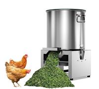 Hachoir à légumes commercial, broyeur robuste en acier inoxydable de 1500 W, processeur d'alimentation pour volaille 3000 tr/min, pour alimentation du poulet et du canard