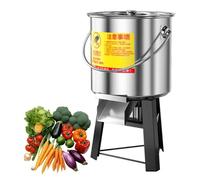 Hachoir à légumes commercial, processeur électrique d'alimentation for volaille avec 4 lames, robot culinaire et hachoir, petit broyeur d'élevage domestique 3500 tr/min(750W)