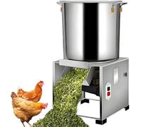 Hachoir à légumes électrique 1800 W en acier inoxydable pour la transformation des aliments, comprend 4 lames pour déchiquetage efficace des légumes et céréales