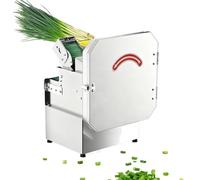 Hachoir à légumes électrique, 200 W, robot culinaire, 150 kg/heure, épaisseur et longueur réglables de 1,5 à 35 mm, for ciboulette, oignons verts, haricots, piment