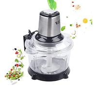 Hachoir à légumes électrique 5 l - Avec 2 vitesses - Pour viande, oignons, fruits, légumes - 300 W