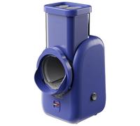 Hachoir À Légumes Électrique 6 en 1, Râpe À Fromage Entièrement Automatique avec 6 Lames Interchangeables for Salades de Légumes et Préparation de Repas(Blue)