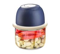 Hachoir à légumes électrique - Hachoir mélangeur d'oignons | Petit légumes, broyeur à Presse à oignons pour Oignon, ail, Piment, vianFukamou