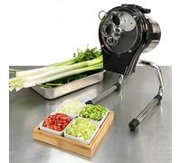 Hachoir à légumes électrique haute vitesse 6000 tr/min, coupe de précision de 1 à 5 mm pour la préparation des aliments à la maison et au restaurant