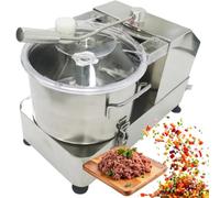 Hachoir à légumes électrique haute vitesse, mixeur professionnel 6/9/12/15 l, 2 000 tr/min, équipement de cuisine pour cuisines commerciales et restaurants,15L