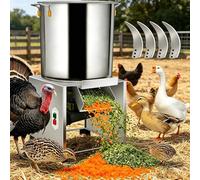 Hachoir à LéGumes éLectrique Pour Volaille,Broyeur D'éLevage,Hachoir De Traitement Aliments Pour Volaille -4 Lames, Sortie 50-120Kg/H-Pour Poulets,Canards,Oies,Porcs, Bovins, Moutons 1000W