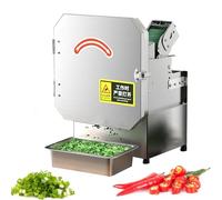 Hachoir à légumes électrique, robot culinaire professionnel, trancheuse à oignons verts robuste, épaisseur de coupe réglable de 1,5 à 35 mm, acier inoxydable de qualité professionnelle
