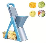 Hachoir à légumes, Hachoir à légumes réglable, Coupe-Frites de Pommes de Terre, Lame Amovible avec 4 Modes pour trancher, dés, hacher, Julienne, Gadgets de Cuisine multifonctionnels