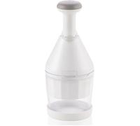 Hachoir à légumes - LEIFHEIT - COMFORT & CLEAN 23030 - Manuel, poussoir souple - Blanc