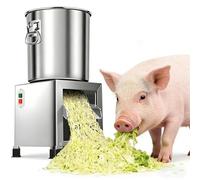 Hachoir à Légumes Multifonctionnel, Hachoir électrique Grande Capacité Acier Inoxydable Grande Ouverture D'alimentation 120 Kg/H à 3500 Tr/Min Pour L'alimentation Animale, Les Légumes (220V, 1800W)