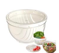 Hachoir à légumes pour la cuisson des aliments - Bol coupe-salade, couvercle de bol de rangement, coupe-fruits | Bol à découper pour légumes, coupe-légumes de qualité alimentaire, prakti