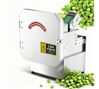 Hachoir à légumes professionnel, 200 W, hachoir à oignons, épaisseur de coupe réglable de 1,3 à 35 mm, jusqu'à 200 kg/heure for oignons, poireaux, laitue, chou