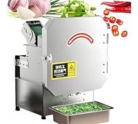 Hachoir à Légumes Professionnel, Coupe-Herbes avec Lame à 700 TR/Min, Design Compact pour Couper, Émincer et Râper Poireaux, Piments, Oignons et Ail - 110V/220V pour Cuisine de Restaurant,110v