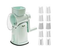 Hachoir À Légumes | Râpe Fromage Rotative pour Cuisine | Hachoir Alimentaire à Manivelle Gadget de Cuisine pour Carotte Oignon Fromage Fruit Pomme de Terre Citron Chou Noix