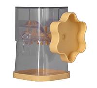 Hachoir à noix manuel, broyeur à noix à manivelle, sans effort, facile à nettoyer, outil de cuisine à main pour amandes, noisettes, noix de pécan, graines de noix (Jaune)