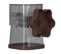 Hachoir à noix manuel, broyeur à noix à manivelle, sans effort, facile à nettoyer, outil de cuisine à main pour amandes, noisettes, noix de pécan, graines de noix (Café)