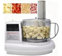 Hachoir à oignons 500W, hacheur alimentaire, éplucheur d'ail commercial | 2 vitesses, impulsion, lame en acier inoxydable 304, bol en PC, capacité 80 cl, 27x15,5x29 cm, base antidérapante