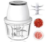 Hachoir à oignons, électrique, 350 ml, multihachoir électrique, rechargeable par USB, mixeur universel pour viande, oignons, ail, légumes, noix
