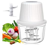Hachoir à oignons, électrique, 400 ml, universel, rechargeable par USB, pour viande, oignons, ail, légumes, noix