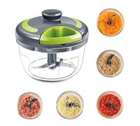 Hachoir à oignons, hachoir à oignons, hachoir à oignons verts, 500 ml, hachoir multifonction, hachoir de cuisine, hachoir à légumes domestique avec cordon de serrage