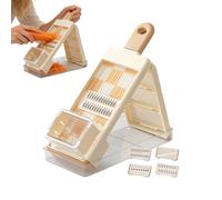 Hachoir à pommes de terre 4 en 1 | Râpe à fromage réglable | Pour fromage, oignons, pommes de terre, carottes, cuisine, salade