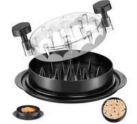 Hachoir à Poulet 20,32 cm,Déchiqueteuse de Poulet avec Couvercle Transparent et Poignées Ergonomiques, hachoir manuel,Base Antidérapante, Facile à Nettoyer, Idéal pour Poulet, Porc, Bœuf et Légumes