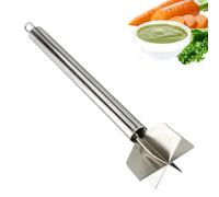 Hachoir à viande | 6 feuilles prise en main confortable multifonction - Outil de presse-purée de viande hachée de 28 cm - pour pommes de terre, avocats, dinde, carottes, citrouilles, purée
