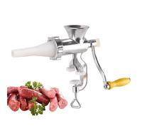 Hachoir à viande à manivelle, hachoir à viande à main | Remplisseur de viande hachée pour saucisses | Machine de découpe de bœuf hachée montée sur table, machine à couper le bœuf multifonction pour