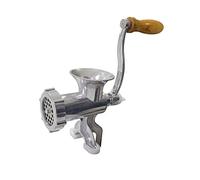 Hachoir à viande avec dispositif à visser Taille 5 avec fixation de table Embout à pâtisserie Set de 4 formes différentes Ustensiles de cuisine Accessoires de cuisson Aluminium