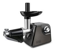 BLACK+DECKER BXMM1000E - Hachoir à viande 1000W, Lames en acier inoxydable, Accessoires : adaptateur à kebbés et adaptateurs à saucisses