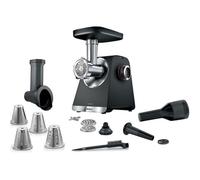 Hachoir A Viande Série 6 Mfws640b - 500 W - 3,5 Kg/mn - 3 Grilles De Hachoir - Noir Bosch