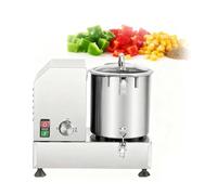 Hachoir à Viande Commercial, Robot Multifonction, Moteur Puissant 1800W avec Couvercle Sécurité Transparent,Gère Efficacement Légumes, Viande, Gingembre, Ail(9L)