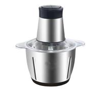 Hachoir à Viande électrique 3l avec éplucheur Dail, Hachoir à Légumes Multifonctionnel, Râpe à Fruits, Outil De Cuisine Robotisé Black Two Knife