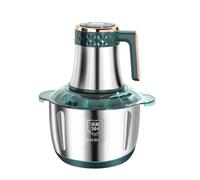 Hachoir à Viande Electrique, 500W Hachoirs à Viande avec Bol Acier Inox 5L e Bol, 5 Réglages de Vitesse, Double Couche 5 Lames en Acier Inoxydable, Mixeur Hachoir pour Légumes Hacher Viande
