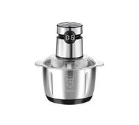 Hachoir à viande électrique 500W, petit mixeur BSTRE, grande capacité 3L, 3 vitesses, lames en acier inoxydable, idéal pour la viande, les légumes et