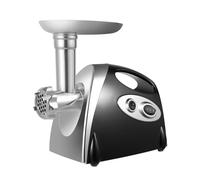 Hachoir à viande électrique 800 W - Moulin à viande portable avec 3 plaques de broyage et tube de remplissage de saucisses - Machine à viande multifonction pour moudre différents aliments