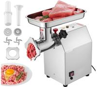 Hachoir à viande électrique commercial 4,17 kg/min - Machine à saucisses professionnelle pour la cuisine - Traitement de la viande à haut rendement