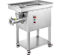 Hachoir à viande électrique commercial haute performance - 9,98kg/min - 2200W - Acier inoxydable - Ustensiles de cuisine professionnels