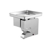 VEVOR Hachoir à Viande Électrique avec Capacité de 5 kg/min, Trancheuse à Viande en Acier Inoxydable, Poussoir à Saucisses avec Lame et Plaque de Broyage, Style de Comptoir, pour Cuisine Boucherie