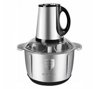 Hachoir à Viande électrique en Acier Inoxydable 304 Grande capacité 5L - Robot culinaire 400W à 3 Vitesses & Coupe-légumes | Mixeur de Cuisine Multifonction pour la Cuisson à la Maison