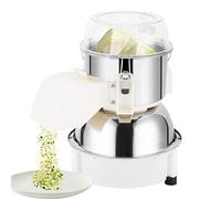 Hachoir à viande électrique et hachoir à légumes, 72,6 à 118,9 kg/h, robot culinaire haute capacité avec lame en acier inoxydable, pour ail, gingembre, chou, facile à nettoyer