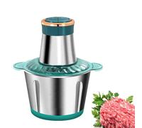 Hachoir à viande électrique, hachoir à viande en acier inoxydable, Hachoir à domestique de grande capacité, Robot culinaire de cuisine, hachoir multifonctionnel pour chou, carotte, et piment