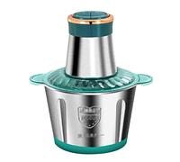 Hachoir à viande électrique haute puissance 2 vitesses 220-240V 250W en acier inoxydable, capacité 2L/3L (blanc, fruit, pêche5)