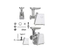 Hachoir à viande électrique - - INOX - 350W - 3 grilles - Capacité 1,5kg/min