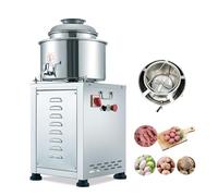 Hachoir à viande électrique, machine à boulettes de viande commerciale de 1500 W avec couteau tridimensionnel à quatre lames, robot culinaire 220 V pour la fabrication de boulettes de viande