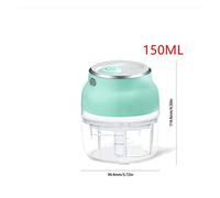 Hachoir à viande électrique, mini machine à ail - Gadget de cuisine (bordeaux)