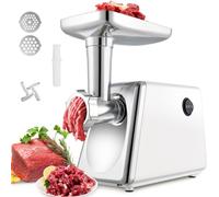Hachoir à viande électrique polyvalent 700W avec poussoir pour aliments, 220-240V Trancheur de viande - MESOMIX